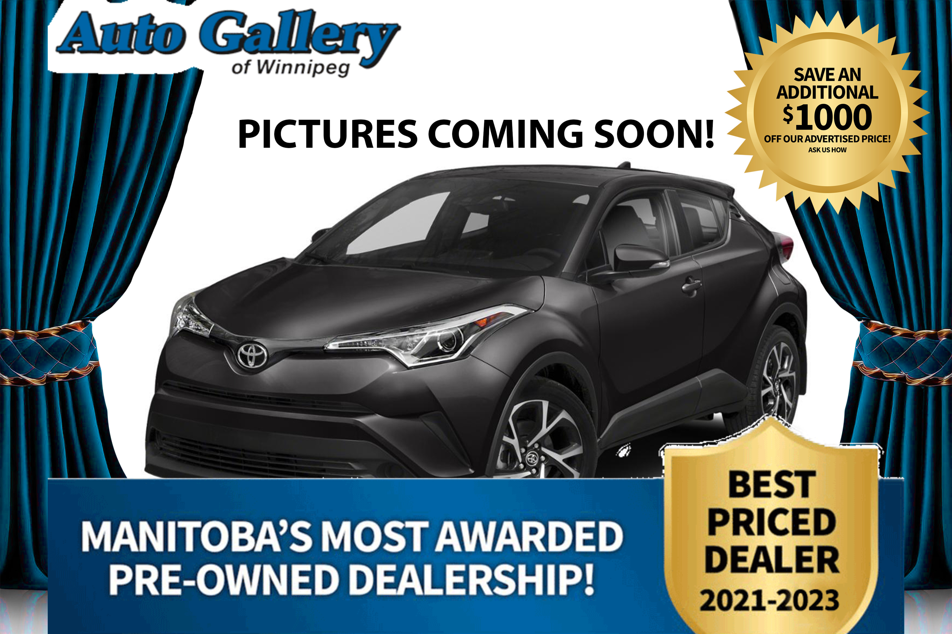 2019 Toyota C-HR LE, BACKUP CAM, BLUETOOTH, TOYOTA SAFETY, CLEAN! 