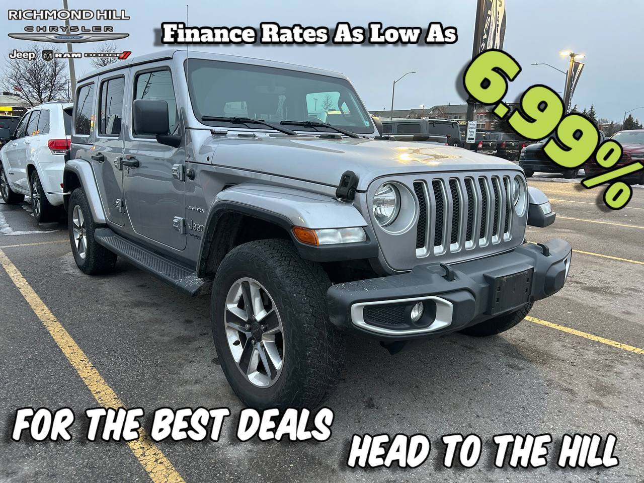 2019 Jeep WRANGLER UNLIMITED 2.0L Turbo,Navi , leather , blind spot ,one owner 