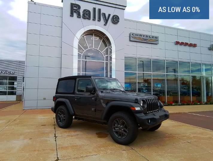 2024 Jeep Wrangler Sport S! 4x4! HEATED SEATS/STEERING! ONLY 297 BW!