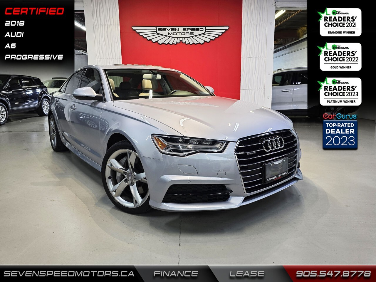 2018 Audi A6 Prog/CleanCarfax/Certified/Finance