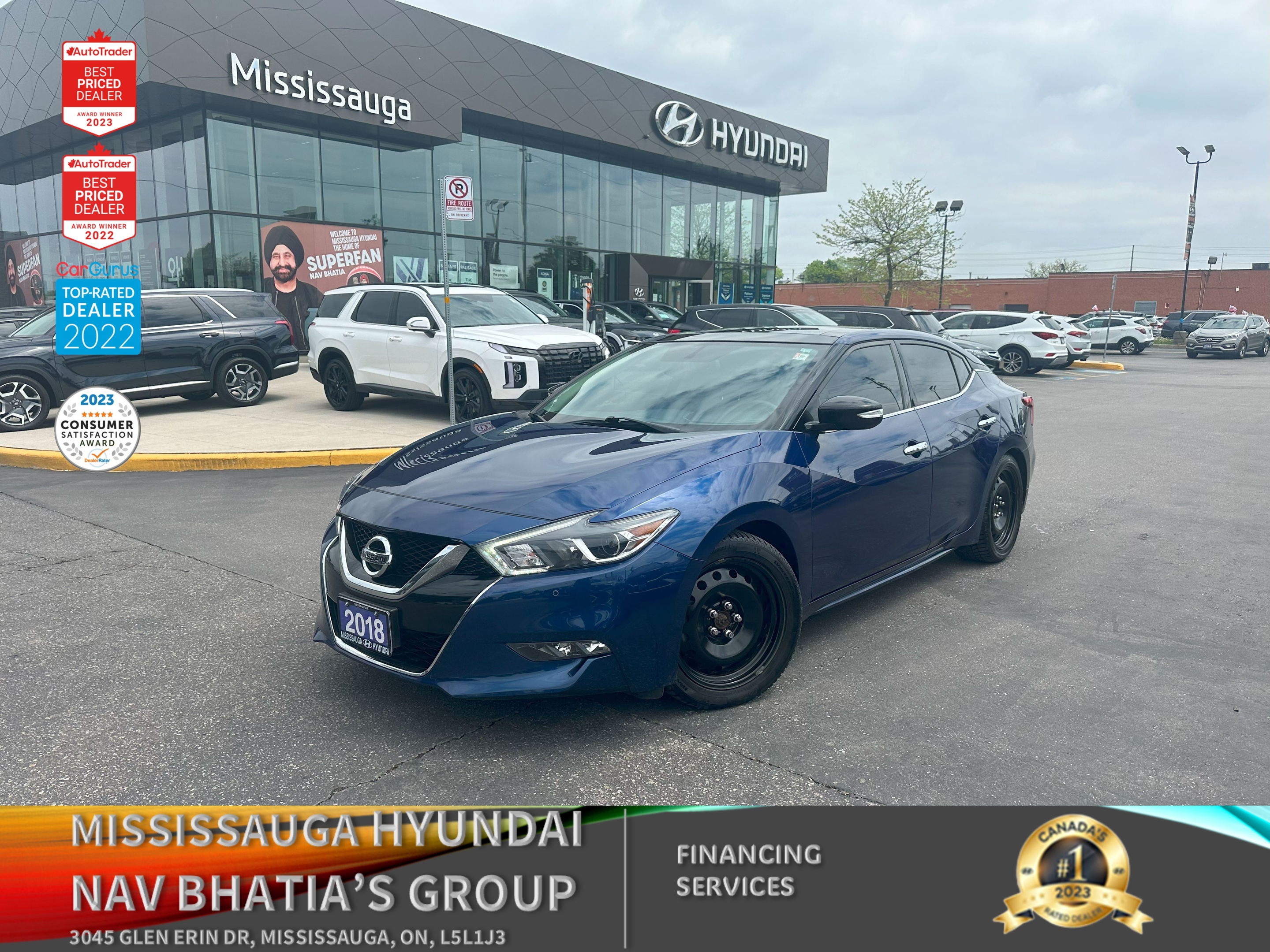 2018 Nissan Maxima SL | Pano Roof | Car Play | 360 View Cam