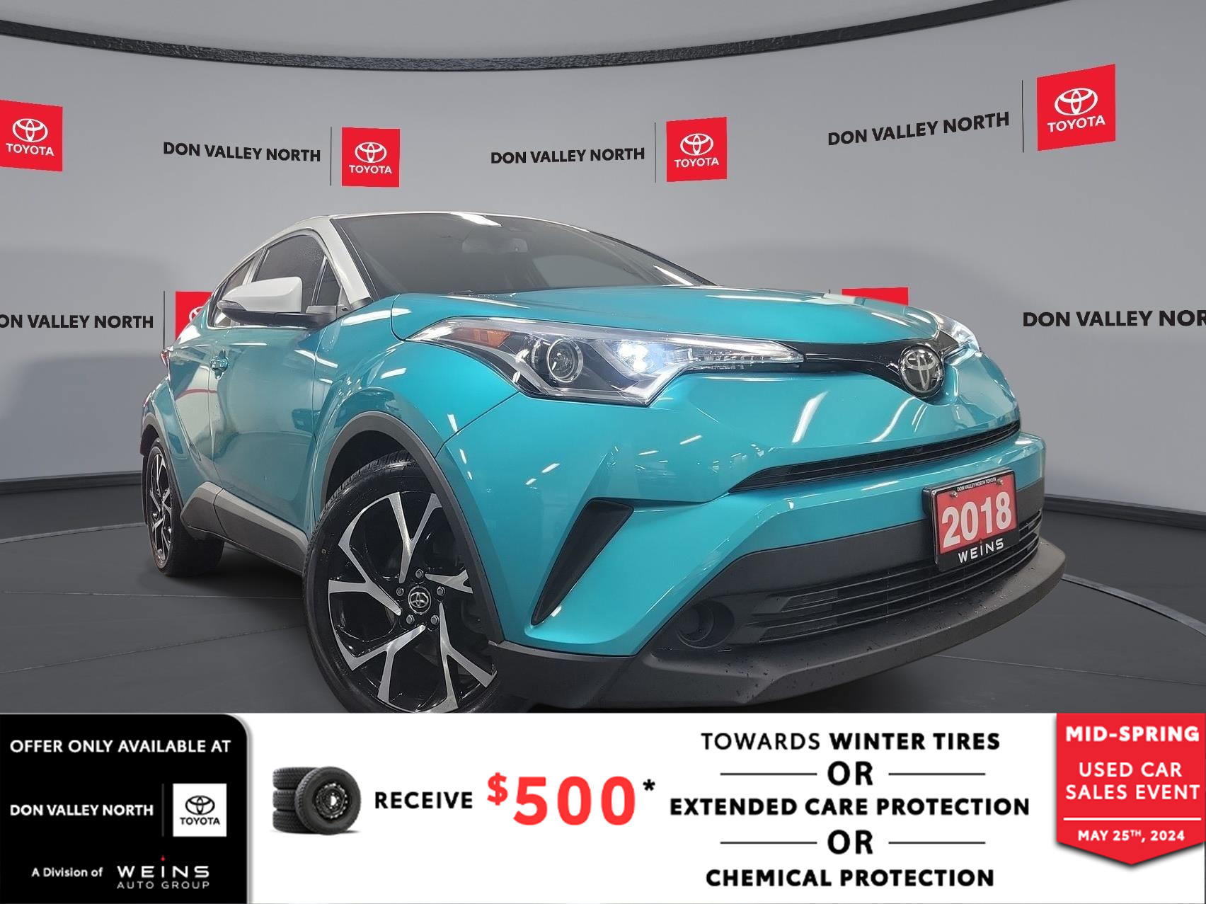 2018 Toyota C-HR XLE PREMIUM PKG | ACCIDENT FREE | BLIND SPOT | LOW