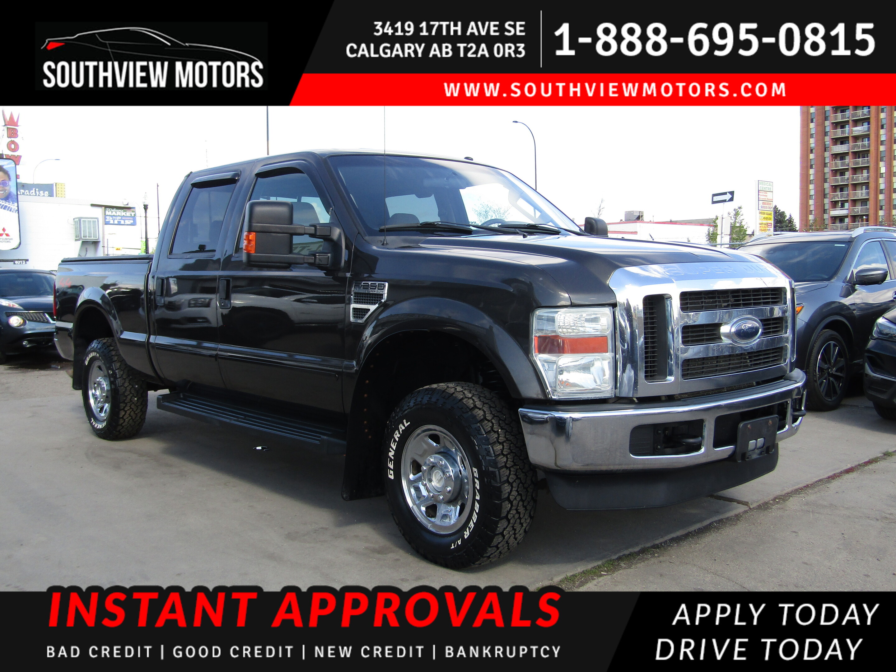 2008 Ford F-250 XLT 4WD CREW CAB 5.4L LOW KMS!