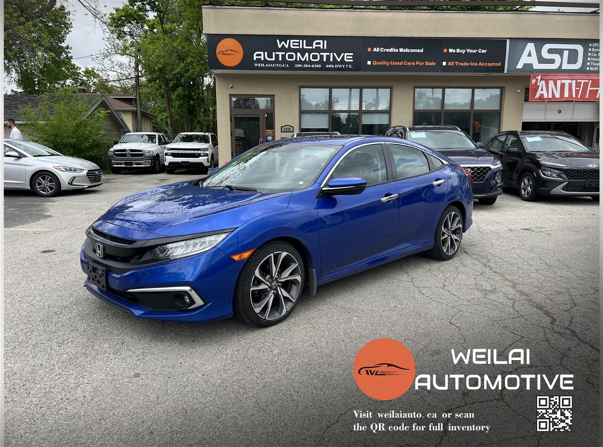 2019 Honda Civic Touring/No Accident/Fully Loaded