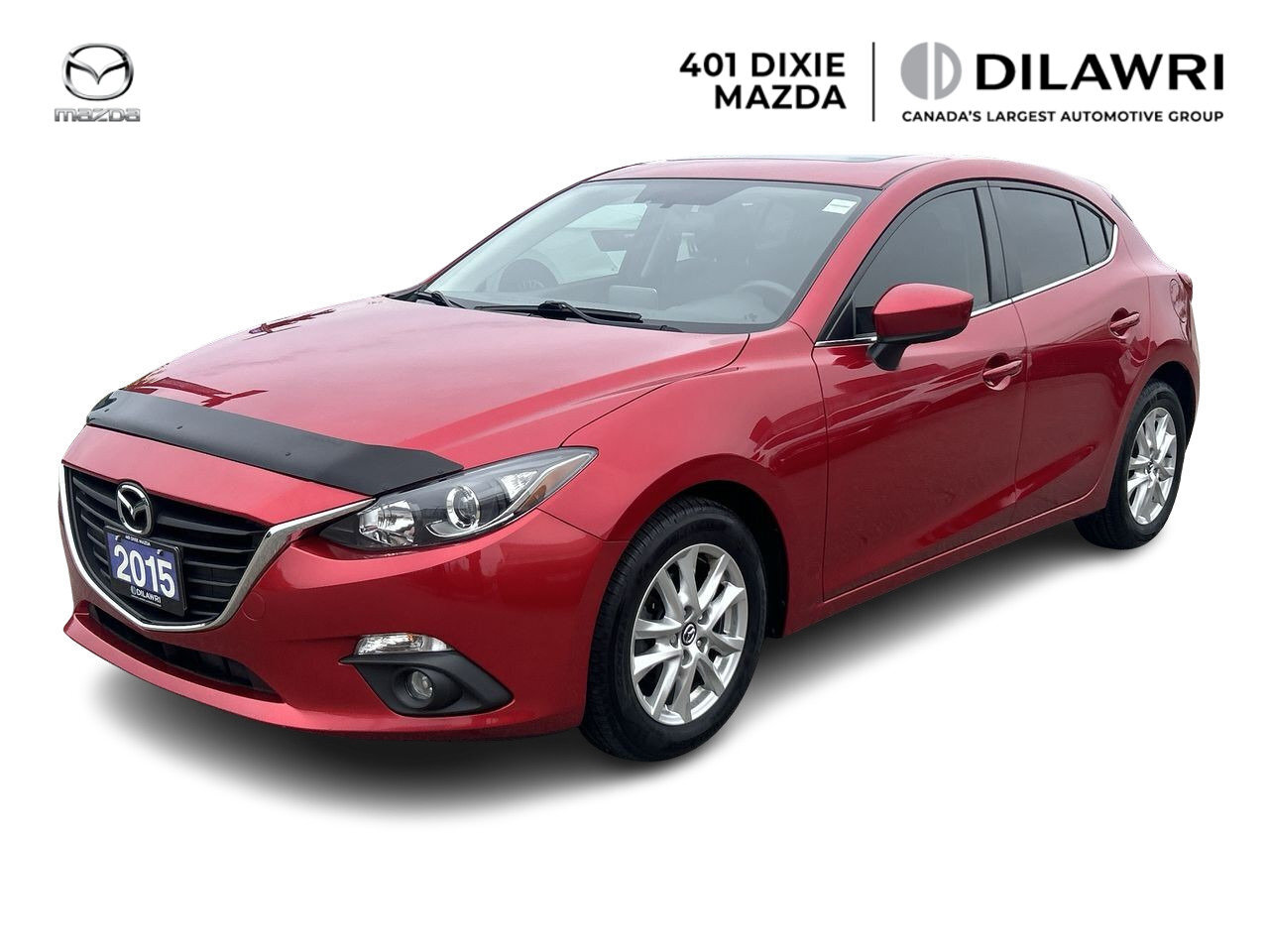 2015 Mazda Mazda3 GS 1OWNER|DILAWRI CERTIFIED|CLEAN CARFAX / 