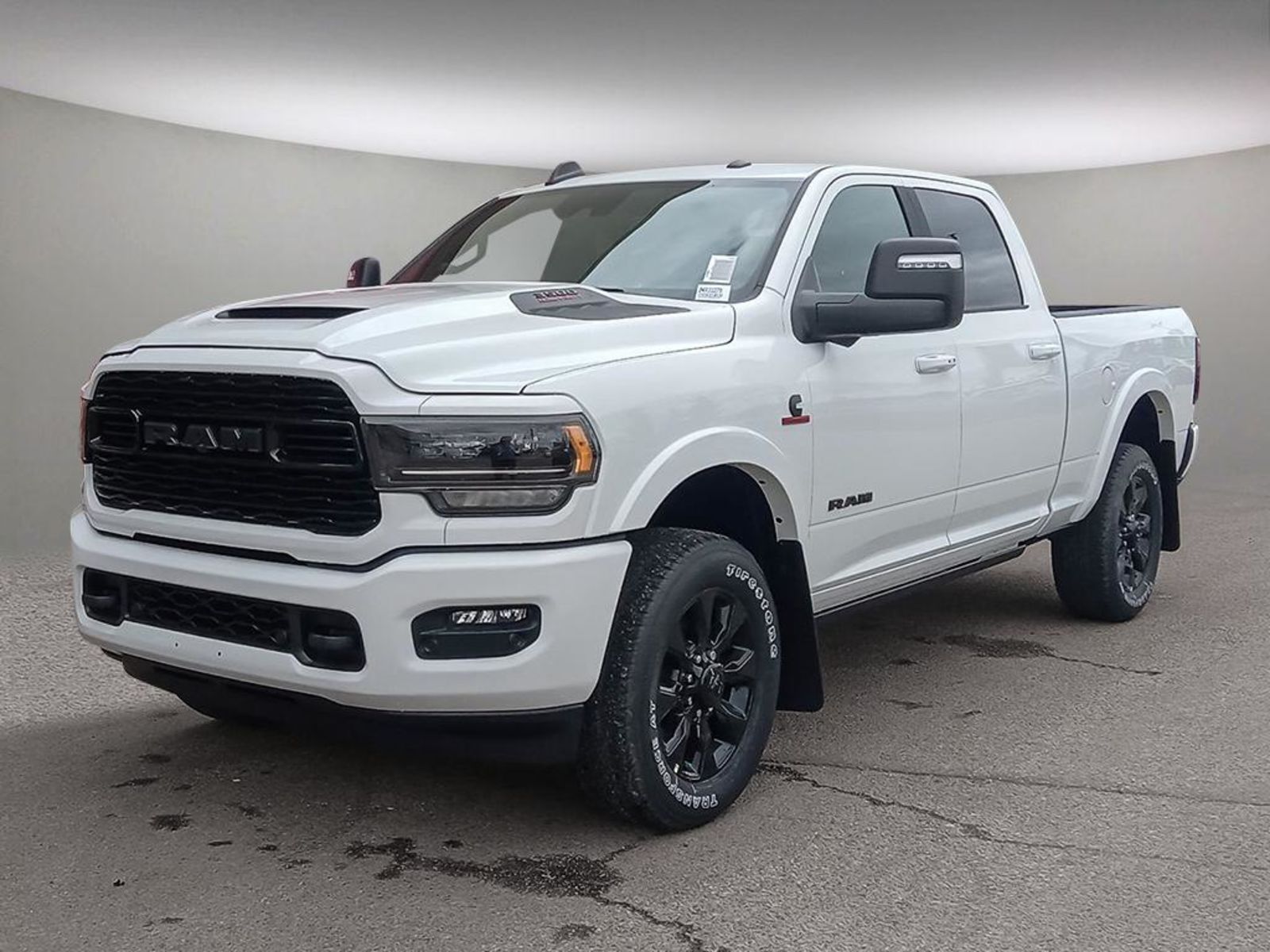 2024 Ram 3500 LIMITED NIGHT EDITION IN BRIGHT WHITE EQUIPPED WIT