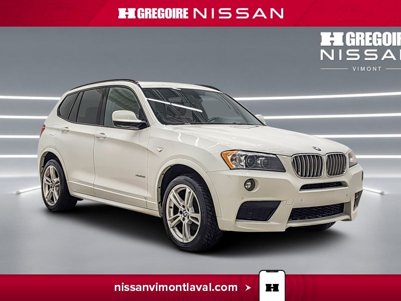 2013 BMW X3 x35i/AWD/CUIR/MAGS/BLTH/AUNCUN ACCIDENT!