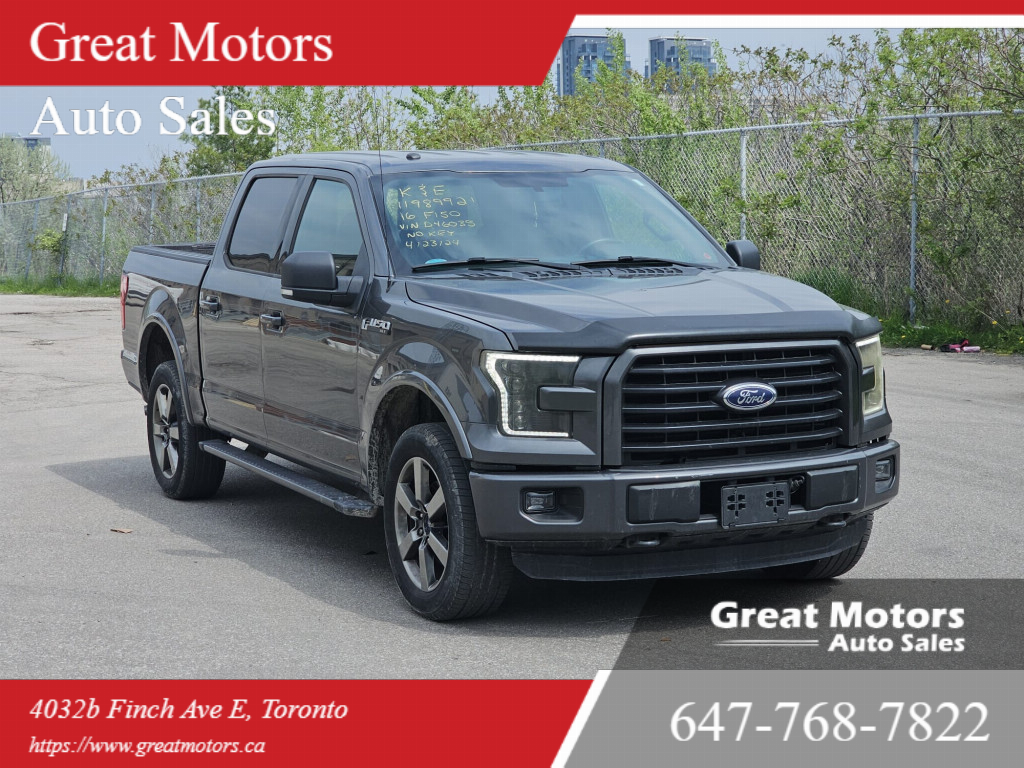 2016 Ford F-150 SuperCrew Cab Styleside 5.5 ft. box 145 in. WB Aut