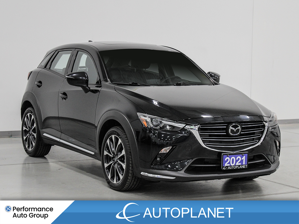 2021 Mazda CX-3 GT AWD, Heads Up Display, Back Up Cam, Pano Roof