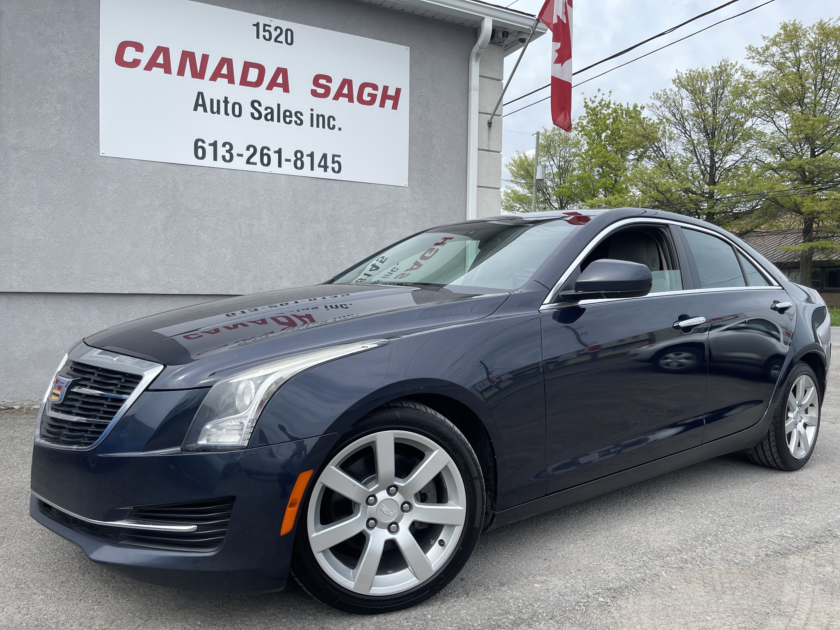 2015 Cadillac ATS ONLY 94K/BKUPCAM/BOSE/12 M WRTY+SAFETY