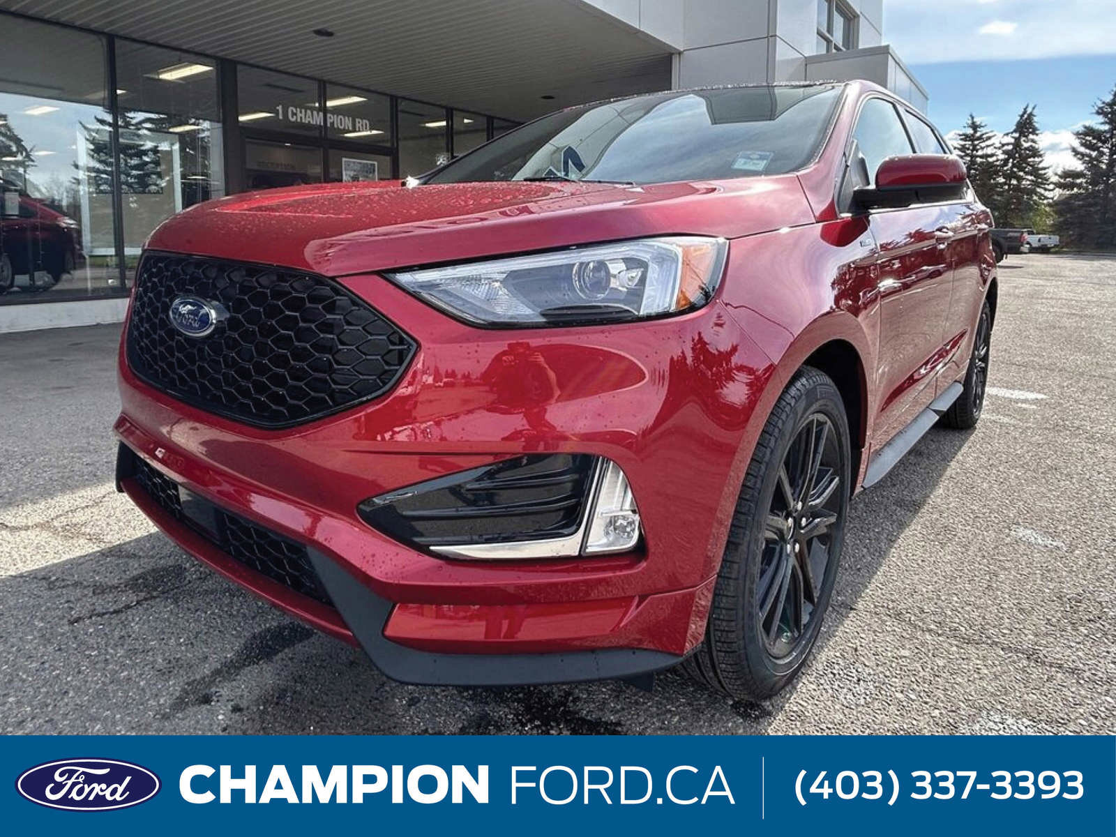 2024 Ford Edge ST LINE - RAPID RED MET TINTED CC