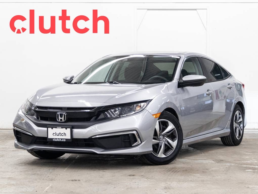 2019 Honda Civic Sedan LX w/ Apple CarPlay & Android Auto, Rearview Cam, 