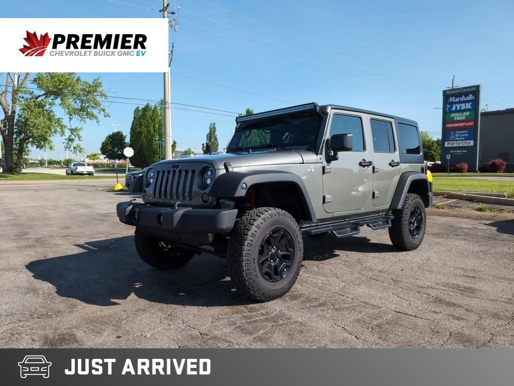 2017 Jeep WRANGLER UNLIMITED Willys Wheeler | Freedom Top | 6- Speed Manual | A