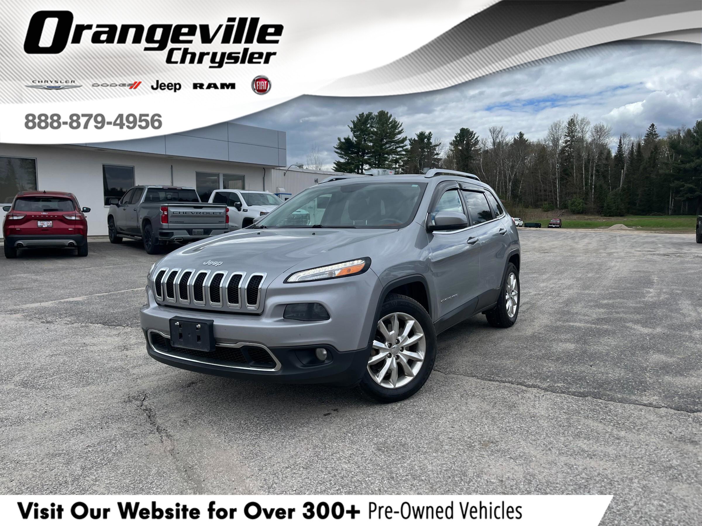 2015 Jeep Cherokee Limited CERTIFIED AS TRADED | HEATED SEATS | LEATH