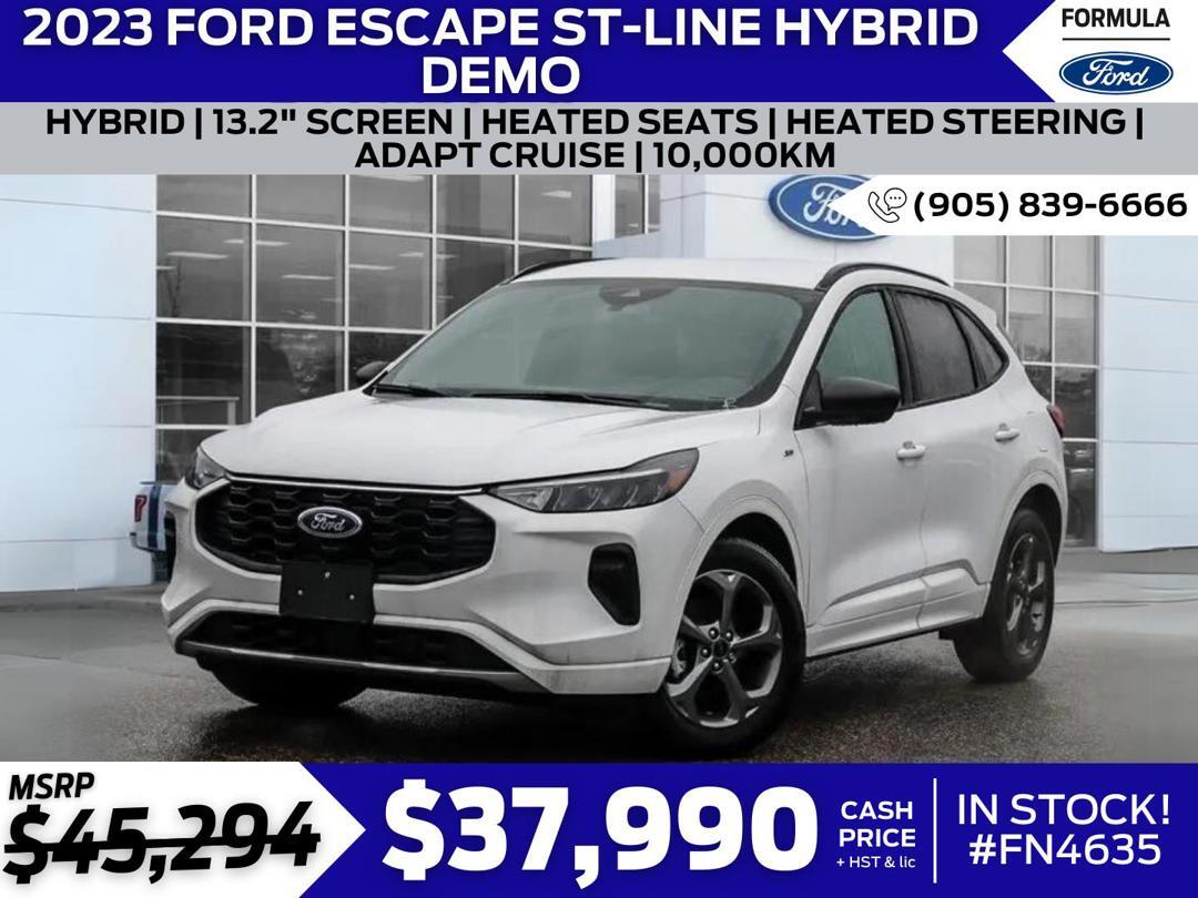 2023 Ford Escape ST-Line -    301A   HYBRID   HEATED SEATS & WHEEL 