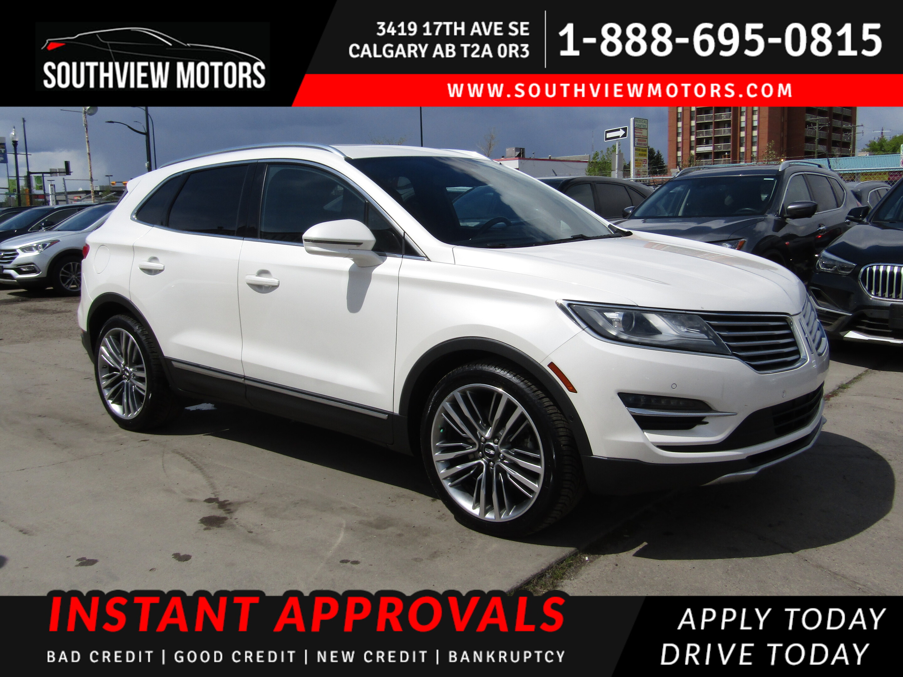 2015 Lincoln MKC AWD 2.3L B.S.A/LANEASSIST/NAV/CAM/LEATHER/PANOROOF