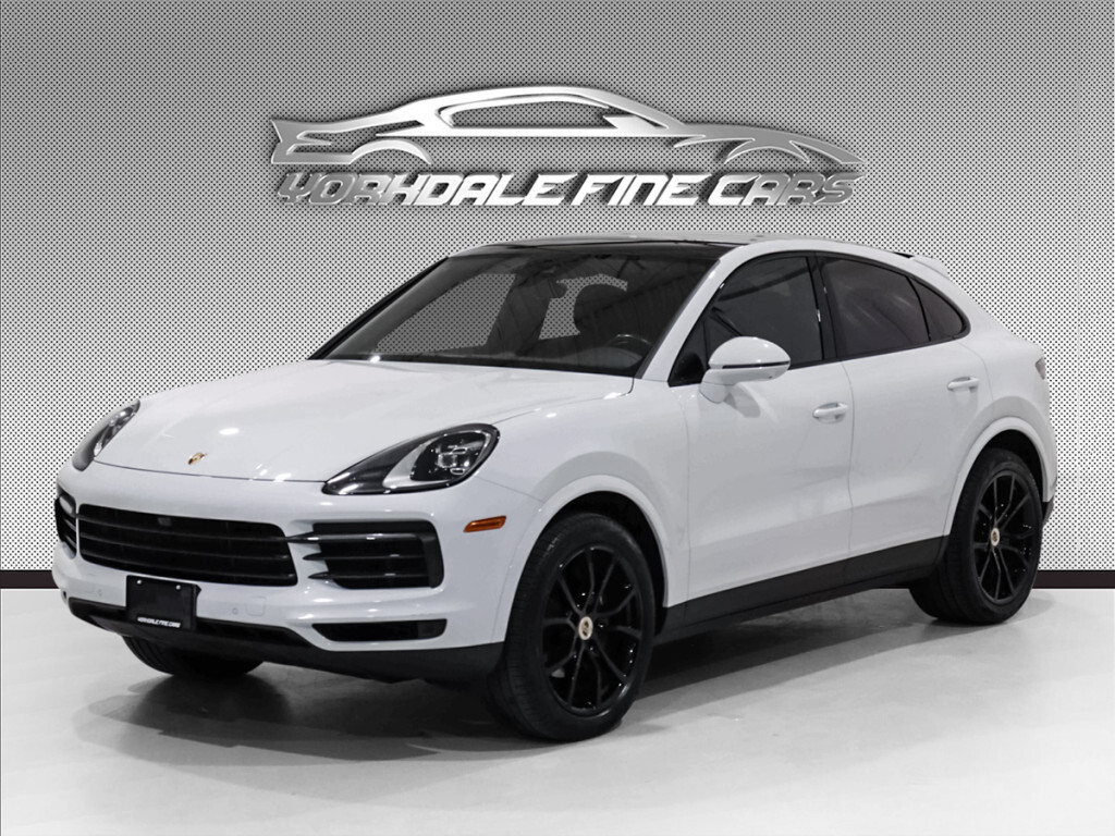 2020 Porsche Cayenne Coupe / Red Seat Belts / CarPlay / Panoramic / Nav