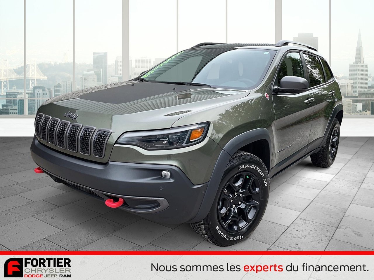 2021 Jeep Cherokee TRAILHAWK ELITE + 4X4 + CUIR + TOIT PANO TOWING PA