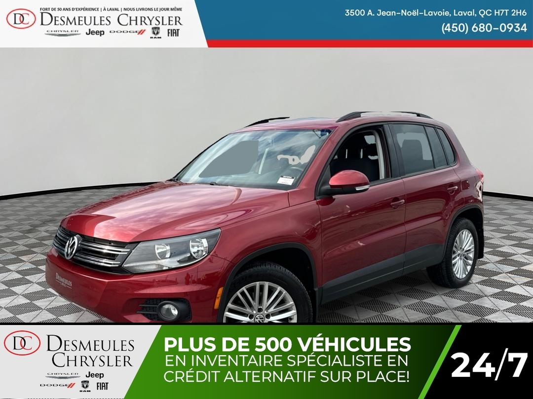 2015 Volkswagen Tiguan ComfortlineAWD Toit ouvrant Caméra de recul Cruise