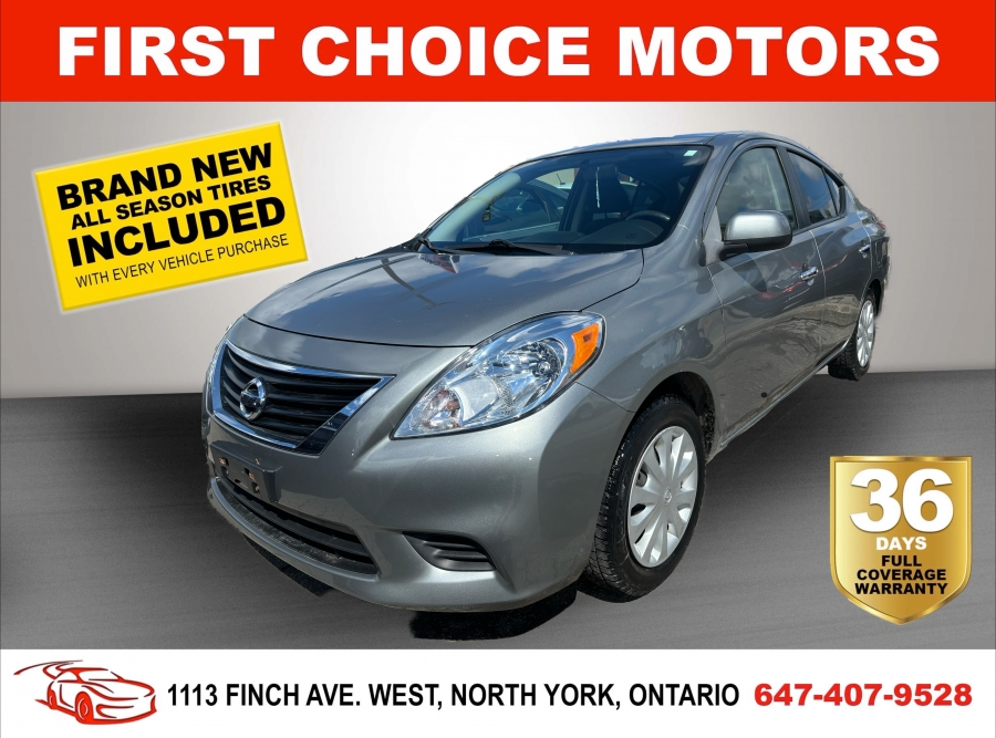 2012 Nissan Versa S ~MANUAL, FULLY CERTIFIED WITH WARRANTY!!!~