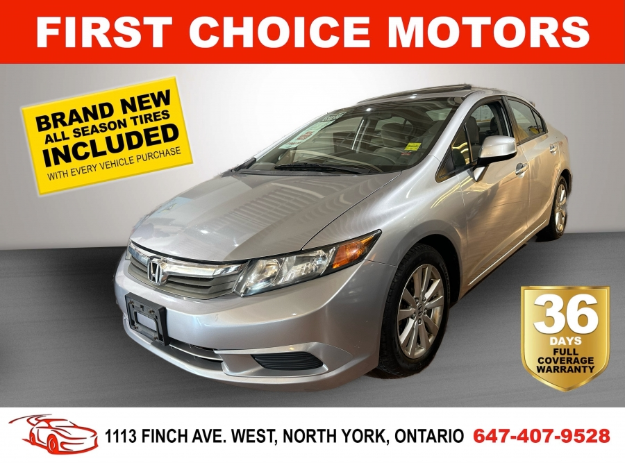 2012 Honda Civic EX ~AUTOMATIC, FULLY CERTIFIED WITH WARRANTY!!!~