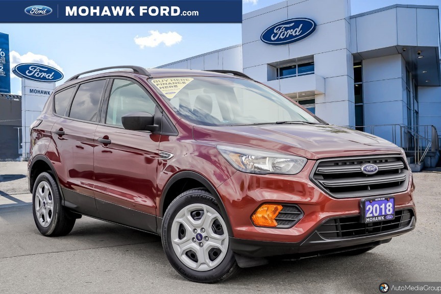 2018 Ford Escape S - 1 OWNER/BLUETOOTH/REARCAMERA/HEATED WIPER PARK