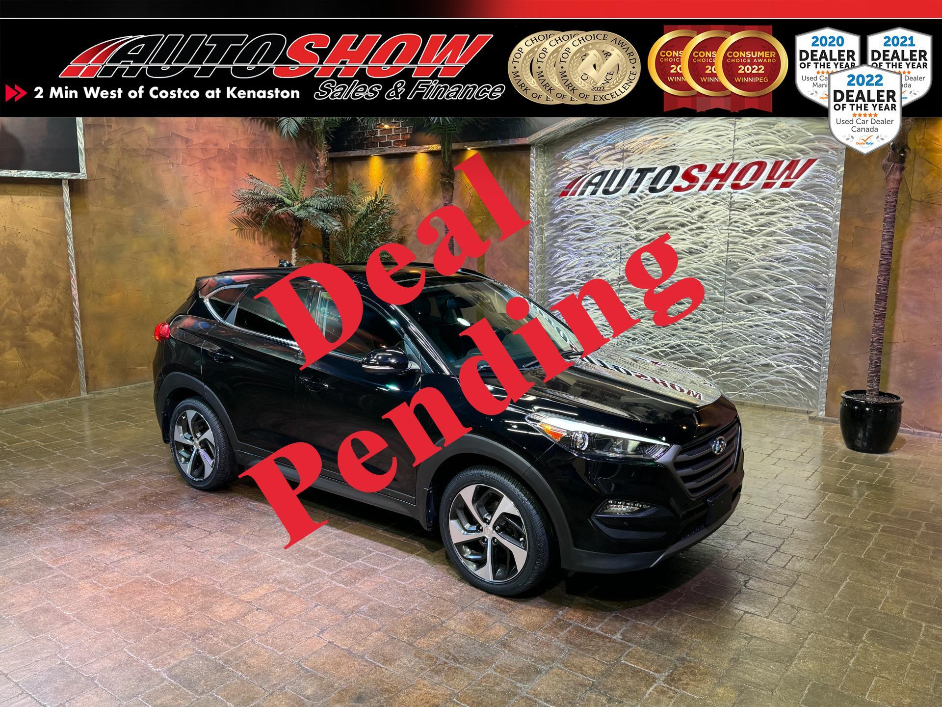 2016 Hyundai Tucson Limited Turbo - 1 Owner, Pano Roof, Htd Lthr & Whl