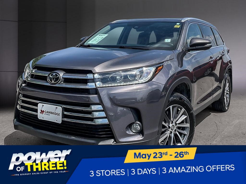 2019 Toyota Highlander XLE | Leather | Warranty Included |
