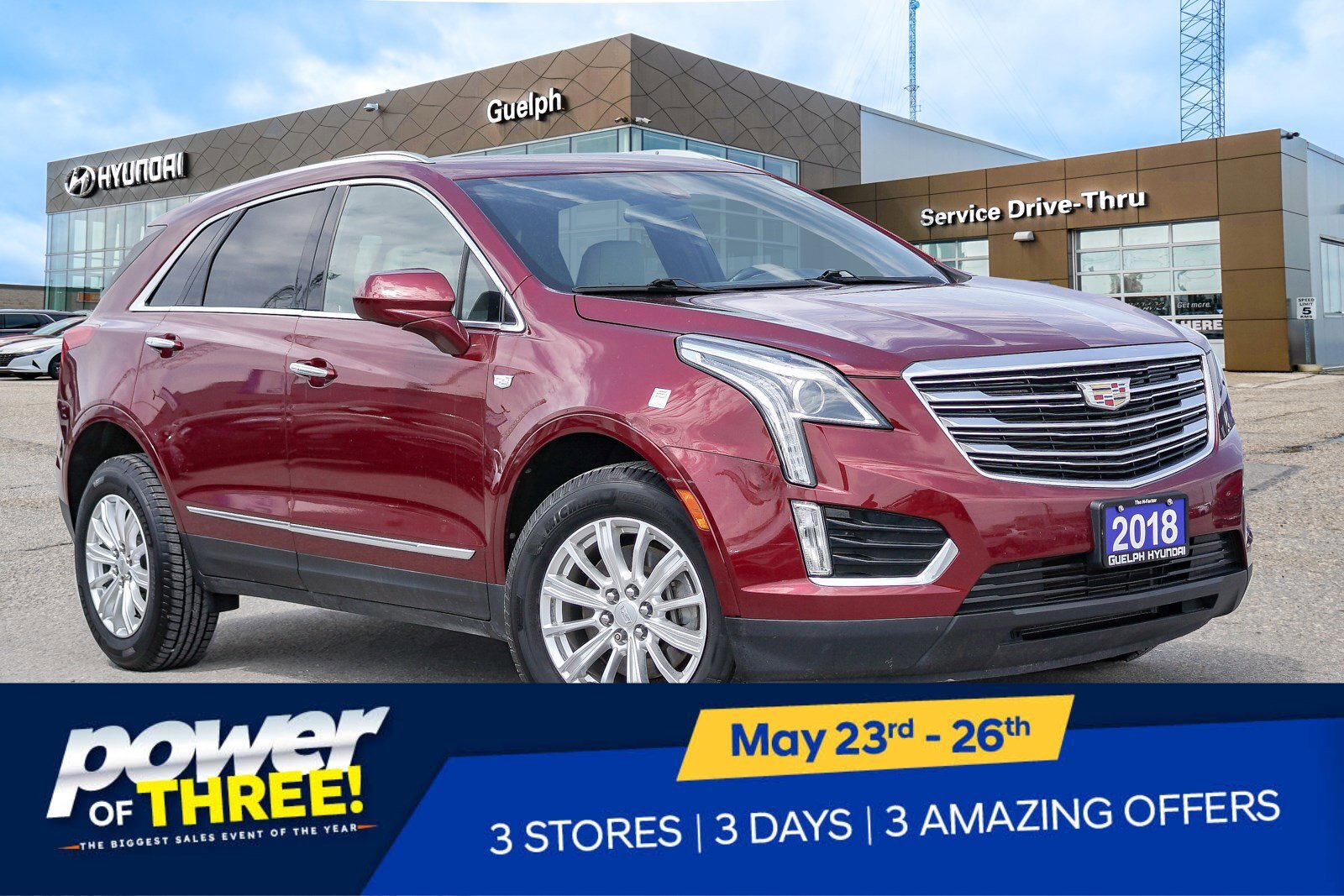 2018 Cadillac XT5 FWD | 3.6L V6 | WHITE LEATHER | BOSE AUDIO |