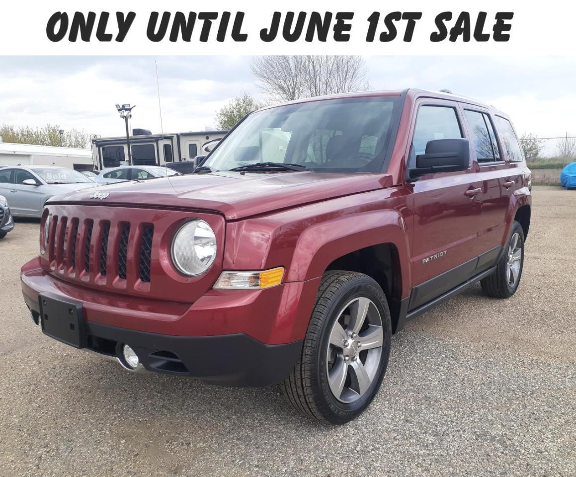 2017 Jeep Patriot High Altitude, AWD Lther, Sunroof, Htd Seats, Nav