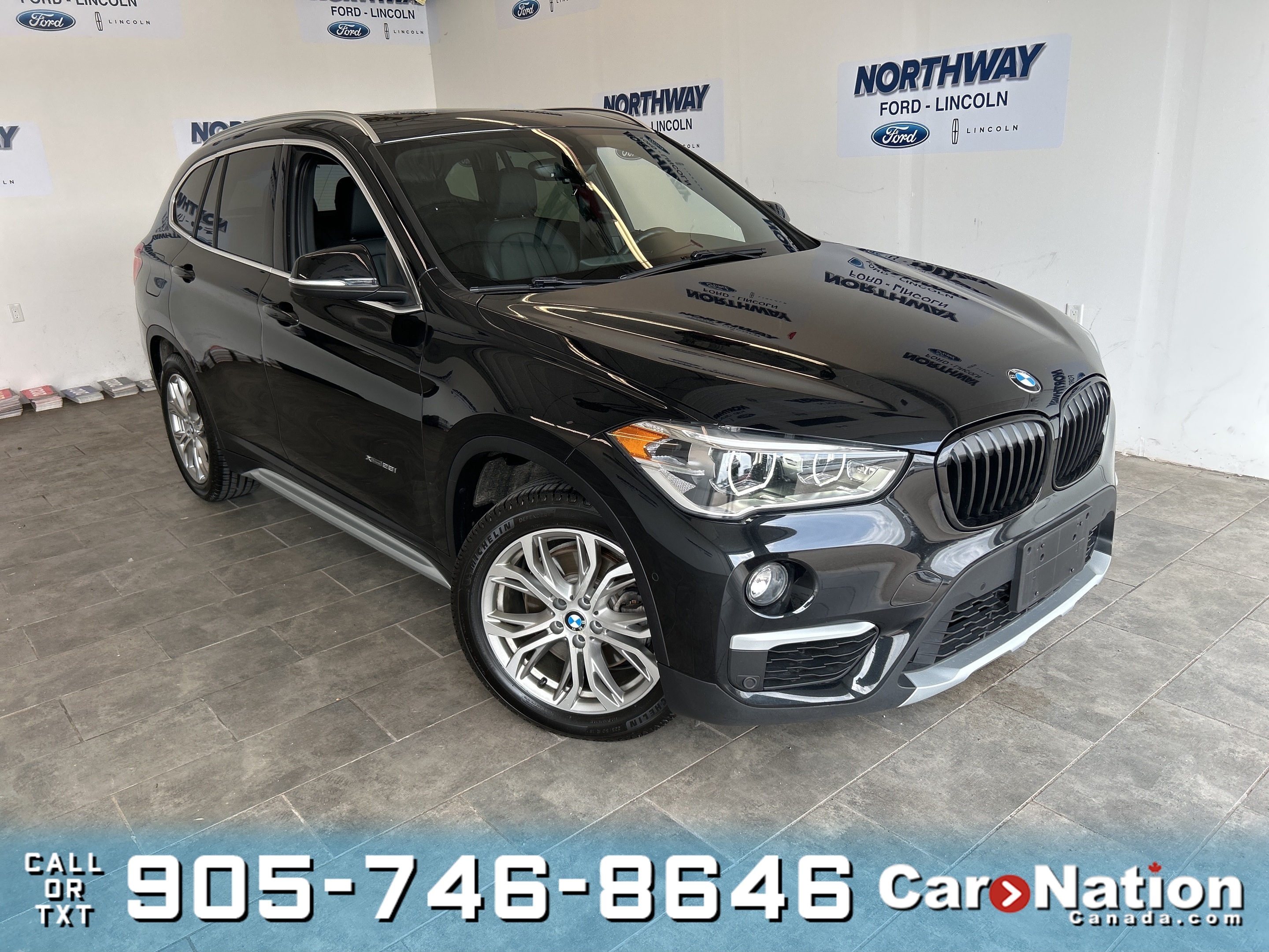 2018 BMW X1 xDrive28i | LEATHER | PANO ROOF | NAV | ONLY 50KM!