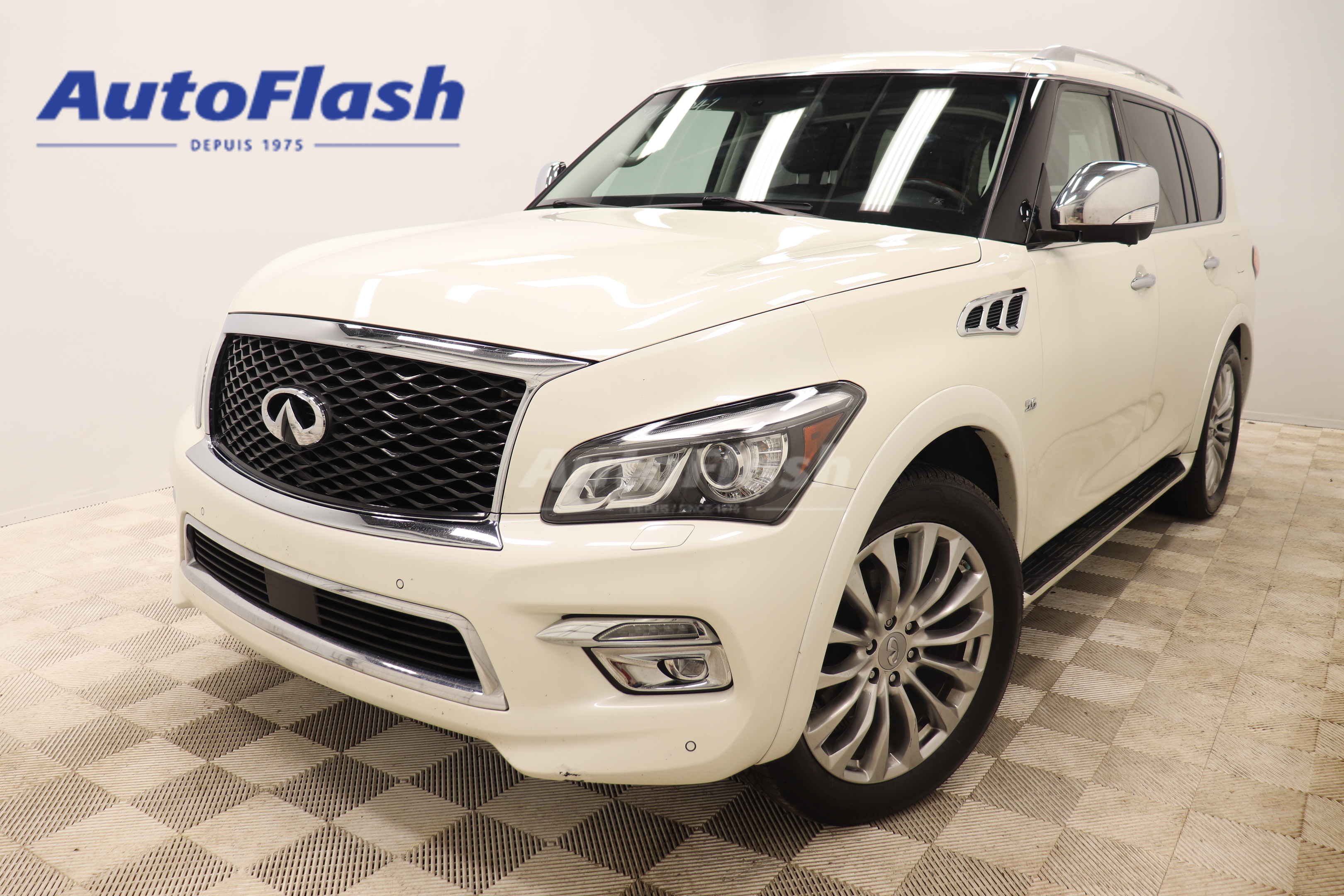 2017 Infiniti QX80 LIMITED, CUIR, DVD, 8 PASSAGERS