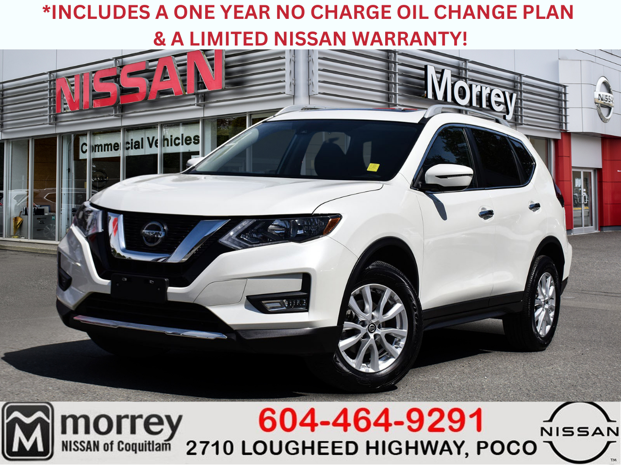 2020 Nissan Rogue SV AWD MOONROOF-CERTIFIED PRE-OWNED--BC VEHICLE 
