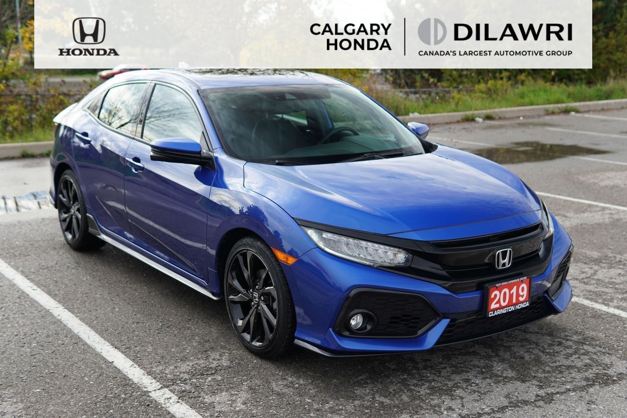 2019 Honda Civic Hatchback Sport Touring Clean Carfax/One Owner/Lea