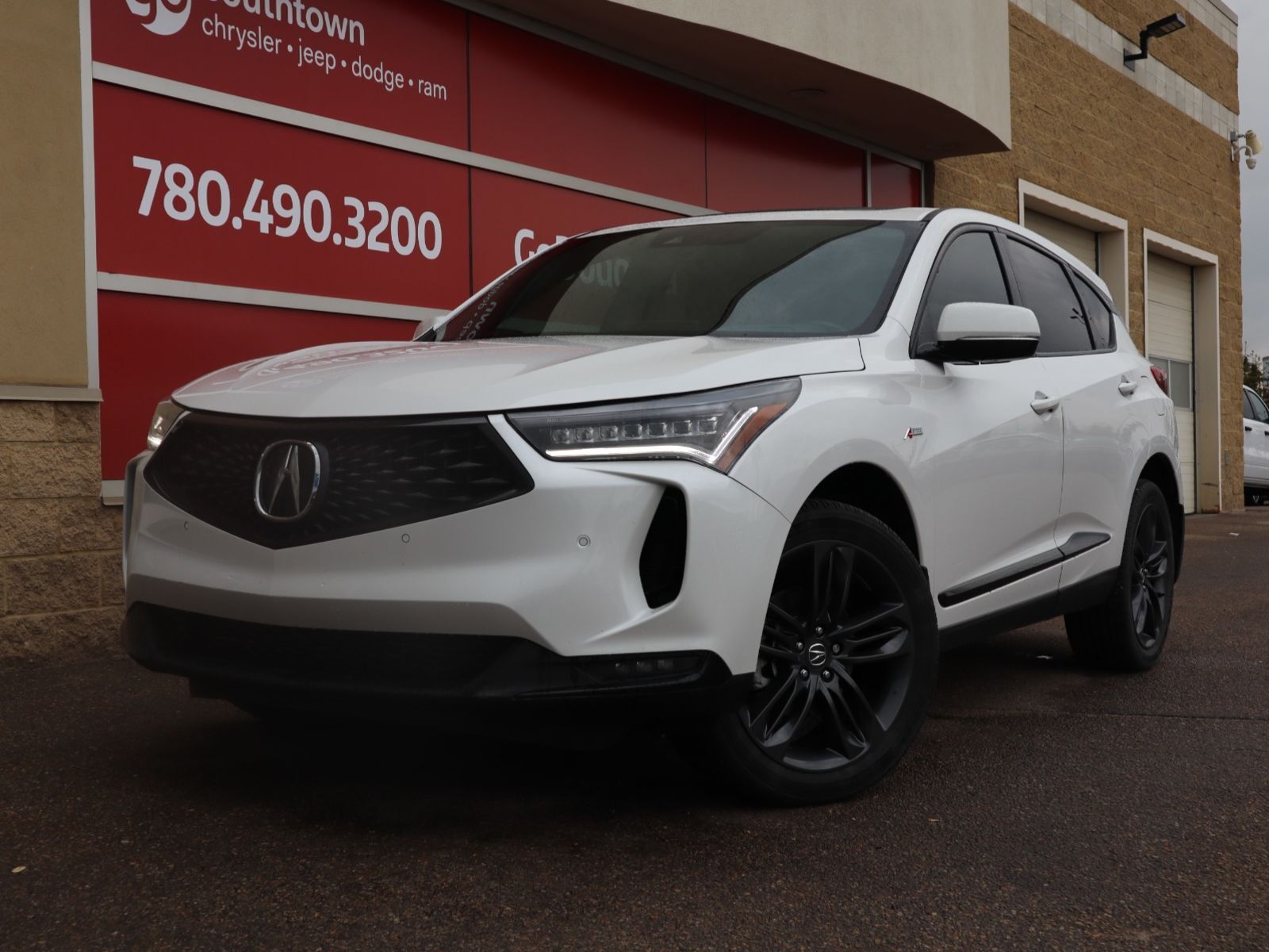 2023 Acura RDX A-SPEC IN WHITE EQUIPPED WITH A 2.0L TURBO I4 , SH