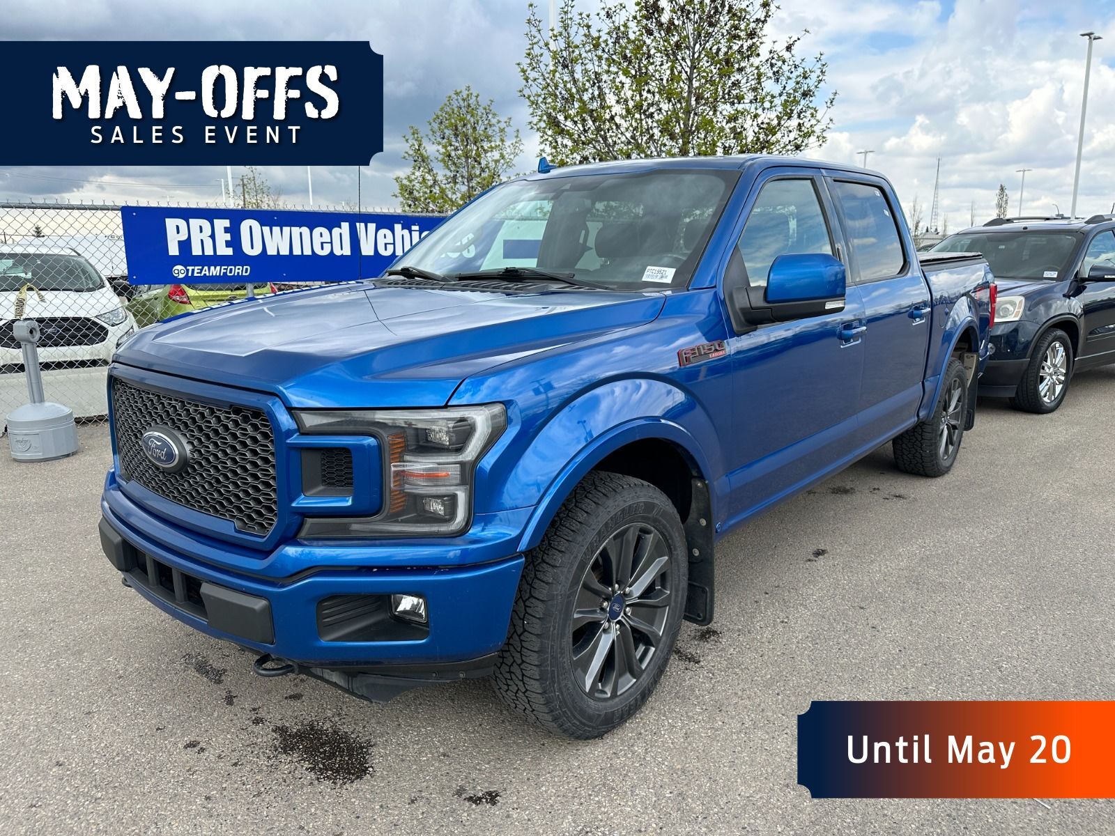 2018 Ford F-150 3.5L V6 ECOBOOST ENG, TWIN MOONROOF, LARIAT SPECIA