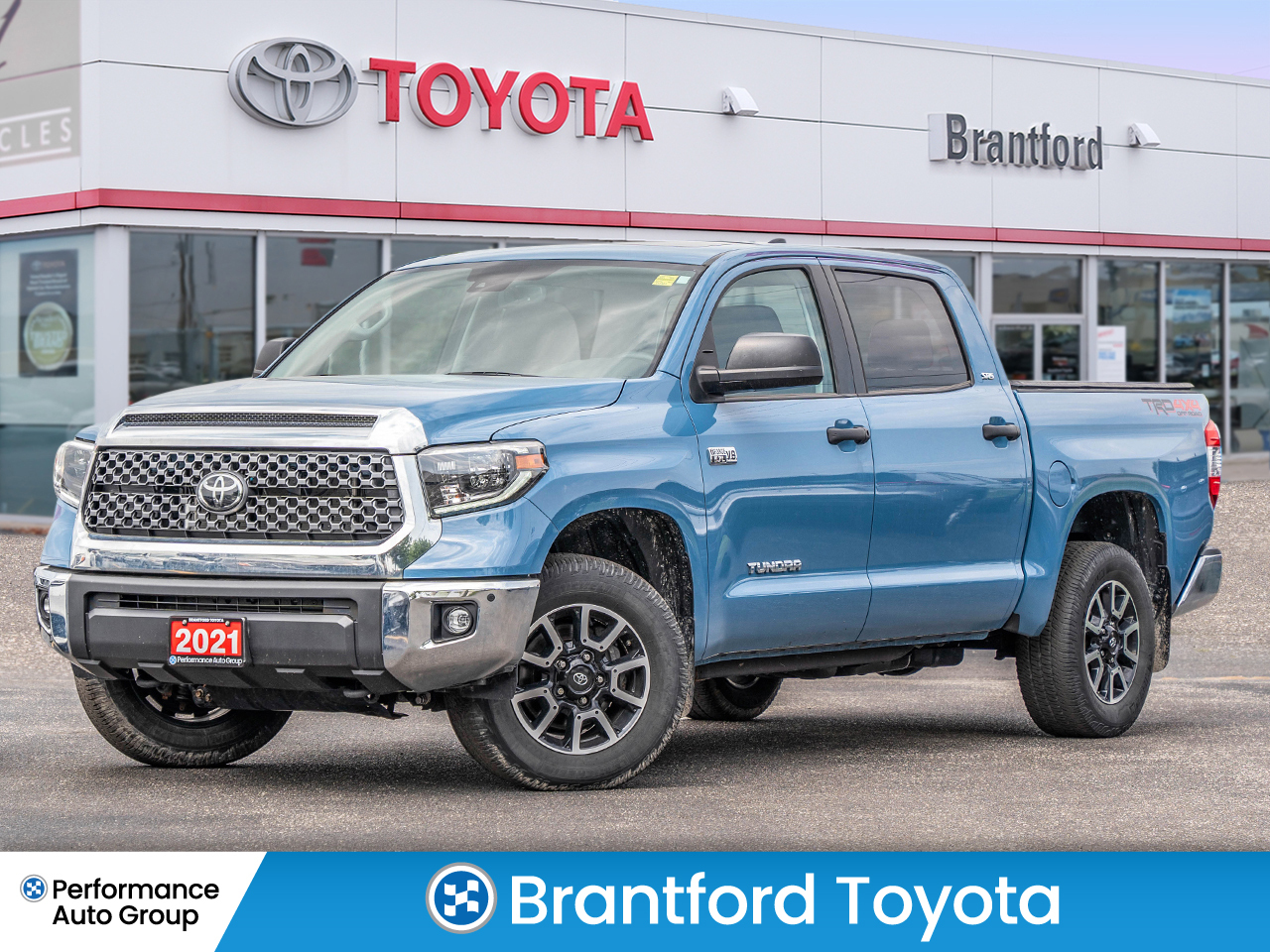 2021 Toyota Tundra SR5 WITH TRD OFF-ROAD PACKAGE - CAVALRY BLUE
