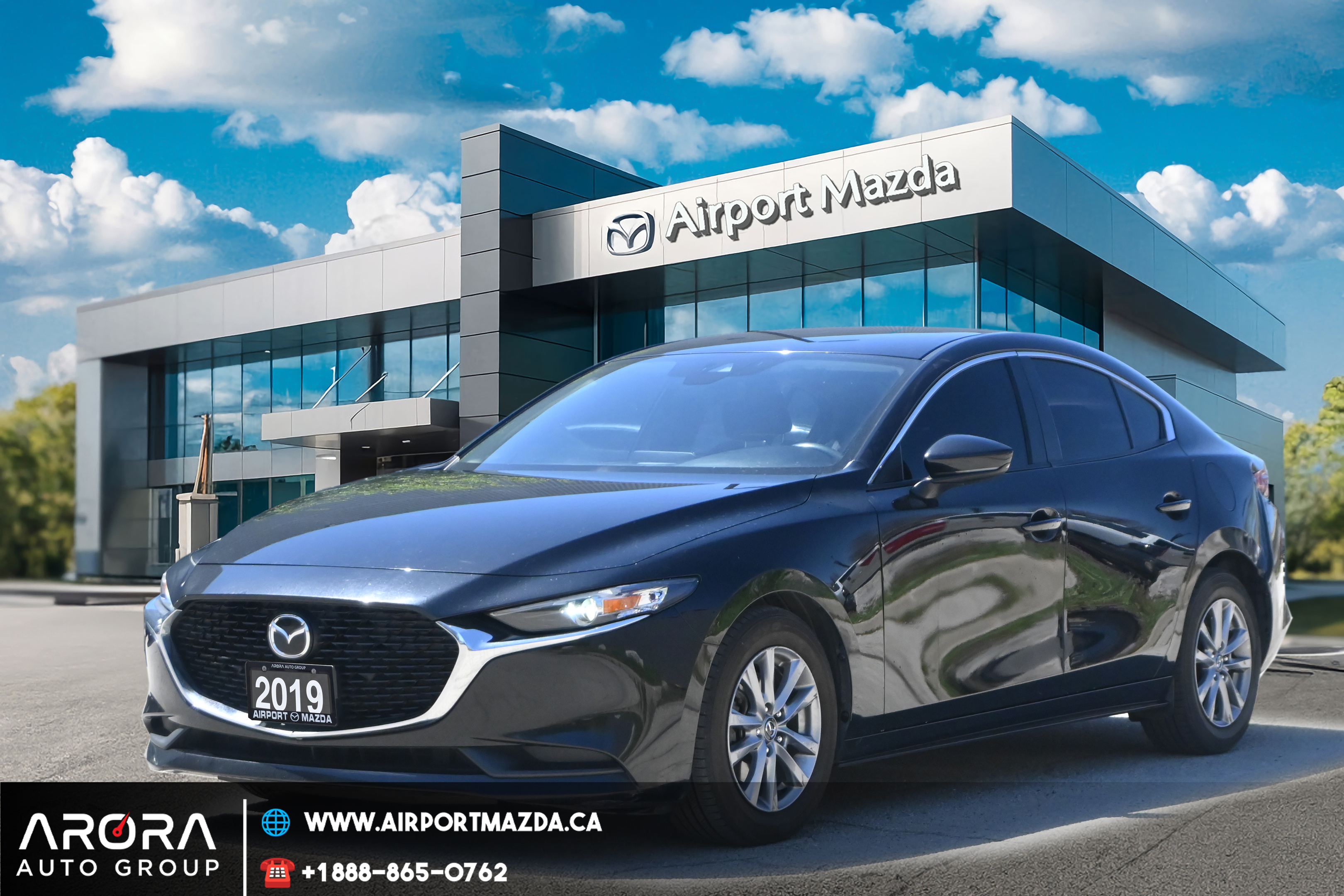2019 Mazda Mazda3 GS/No Accident/Full Service Records/CPO Ready