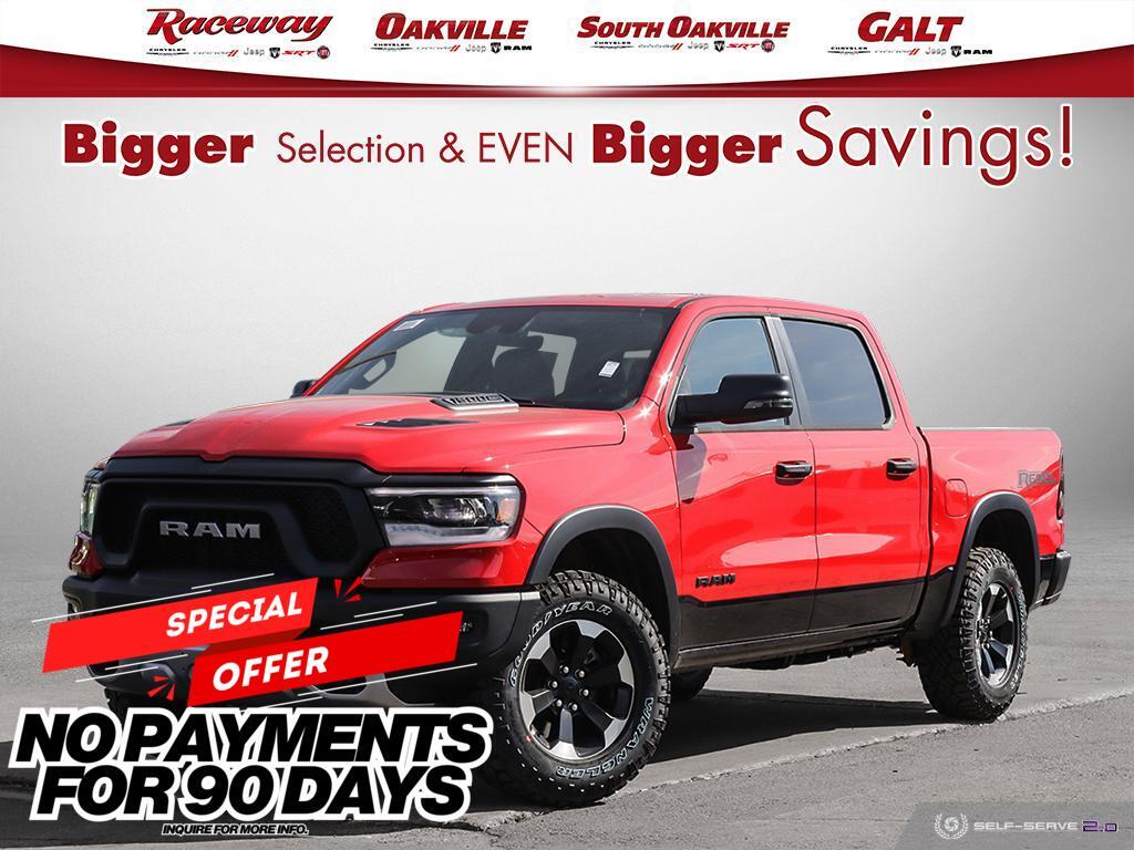 2024 Ram 1500 REBEL | CREW | V8 | LEVEL 1 EQUIP GRP | FLAME RED 