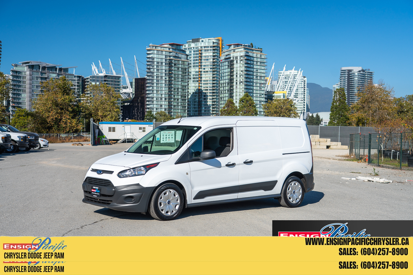 2018 Ford Transit Connect XL w/o 2nd Row or Rear Door Glass