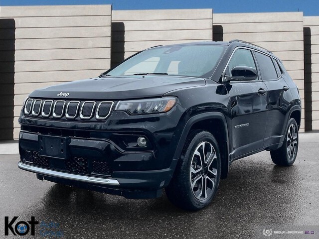 2022 Jeep Compass Limited, 9-speed shiftable automatic, Four wheel d