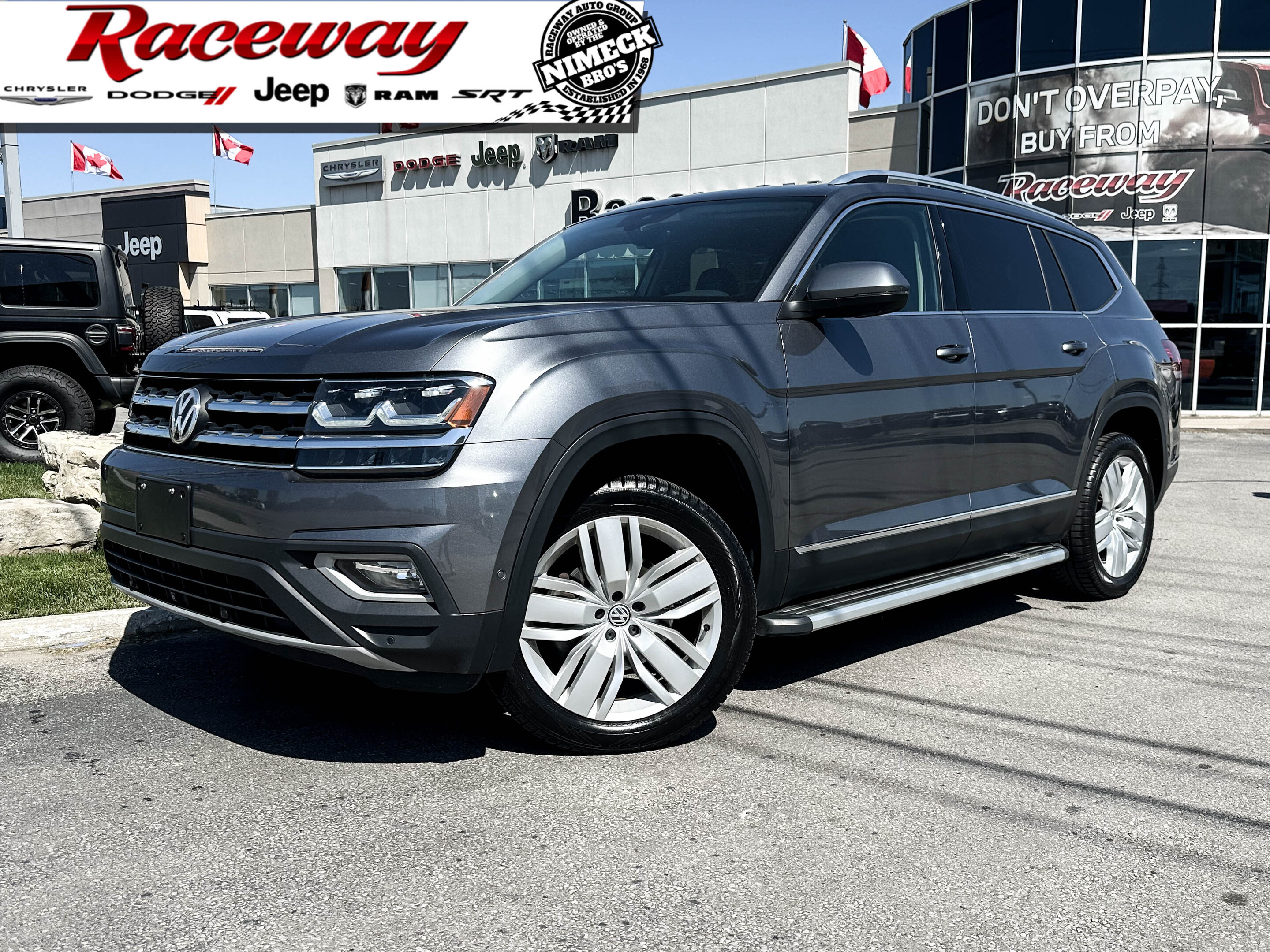 2018 Volkswagen Atlas EXECLINE | HEATED SEATS | LEATHER | PANO | 7SEAT 