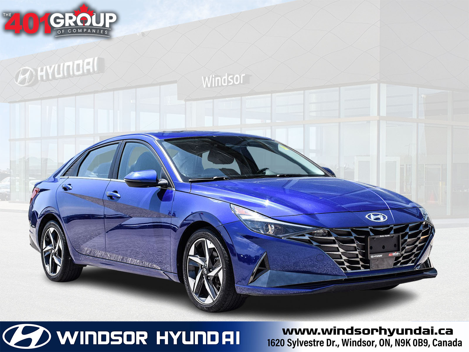 2021 Hyundai Elantra Ultimate | Lthr | Sunroof | Heat Seat/Steer | Bose