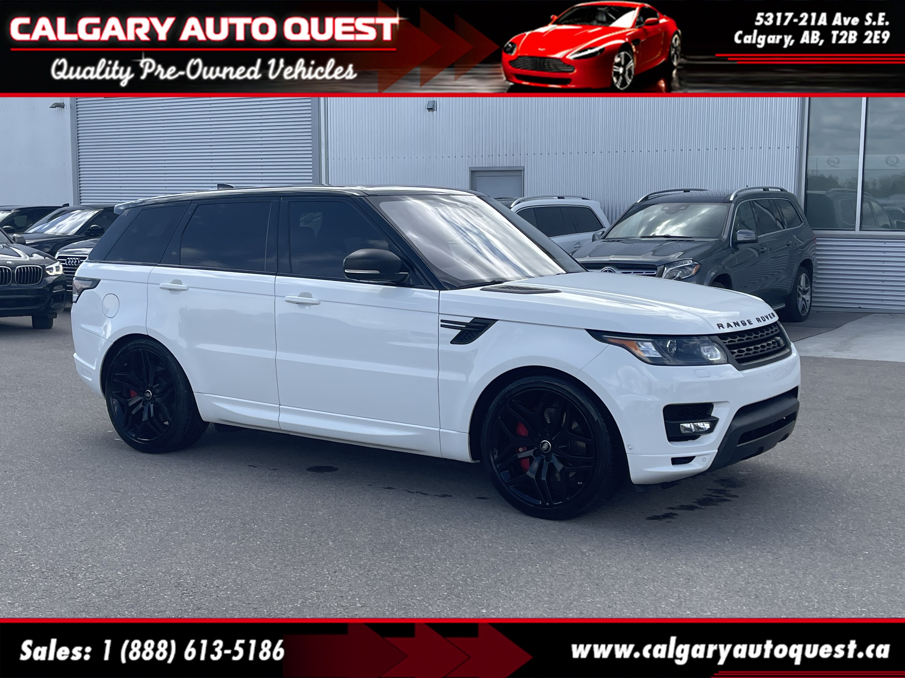 2017 Land Rover Range Rover Sport 4WD 4dr V8 AUTOBIOGRAPHY/NAVI/B.CAM/LEATHER/ROOF
