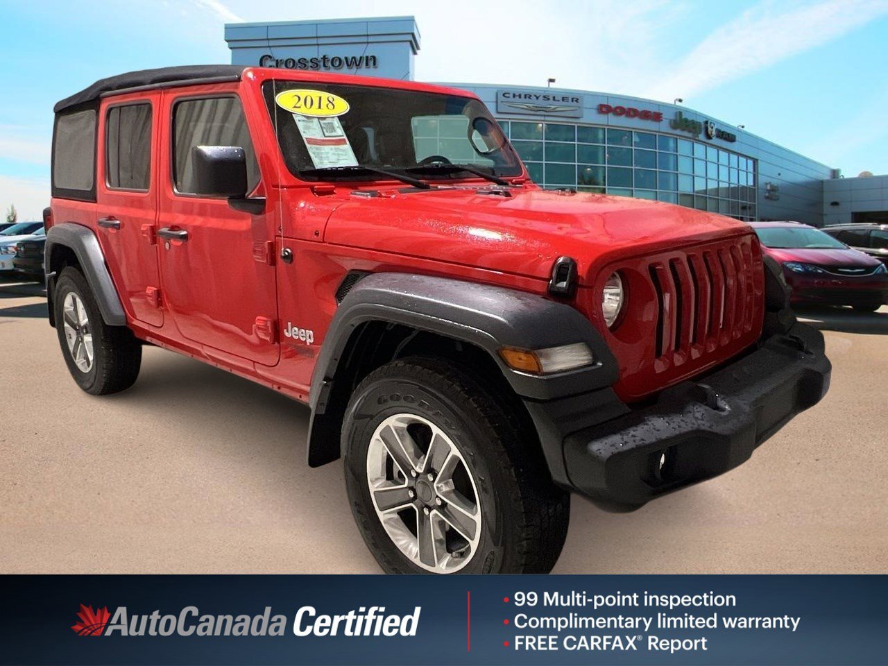 2018 Jeep WRANGLER UNLIMITED Sport | Clean CarFax | Backup Camera