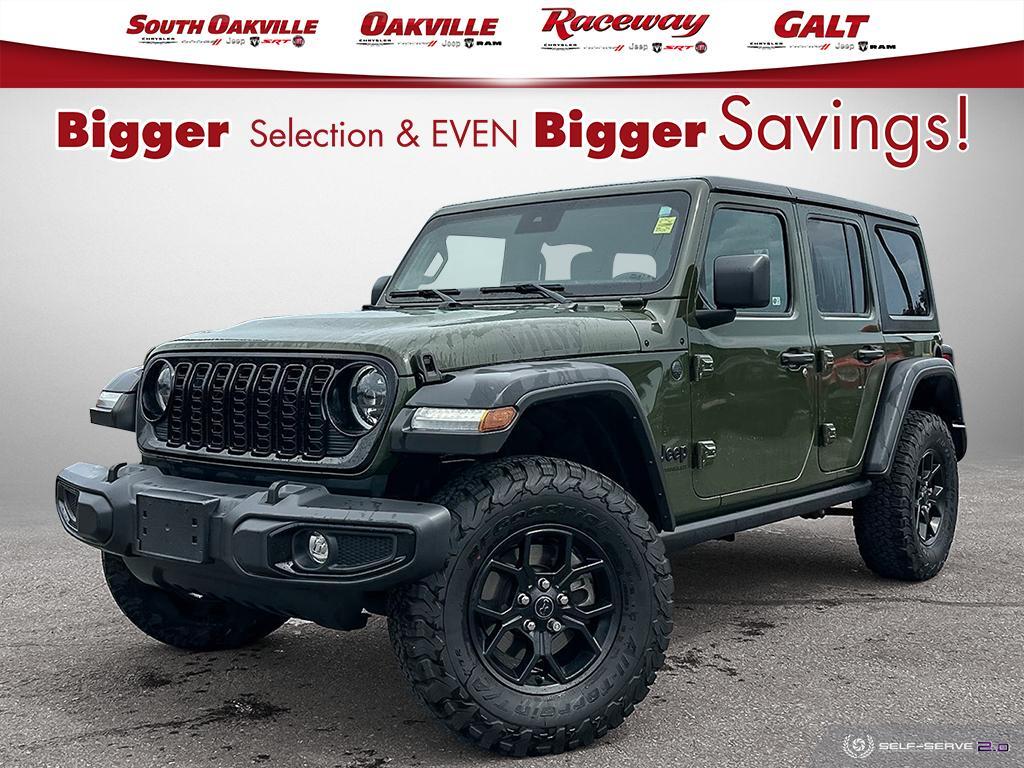 2024 Jeep Wrangler Willys | LOW KMS | JUST TRADED | COME SEE! | 