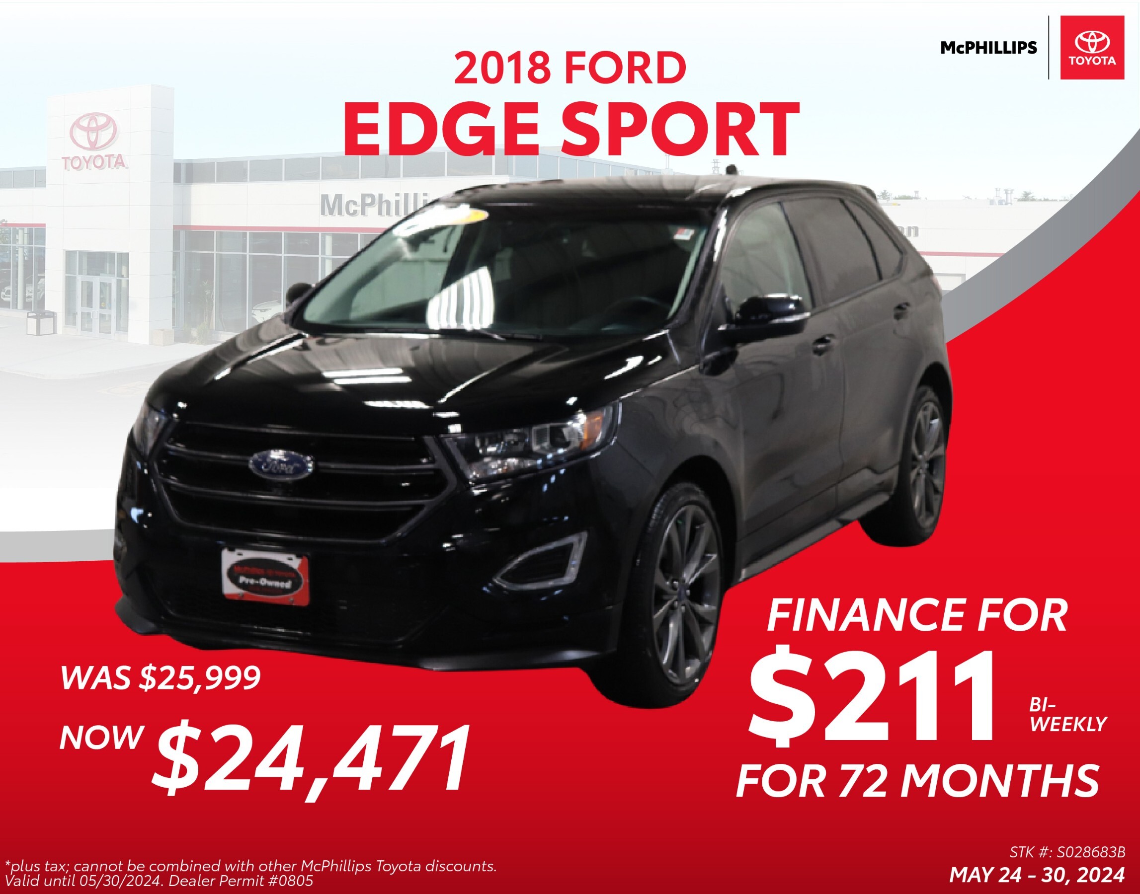 2018 Ford Edge AWD | HTD & VTD SEATS | SUNROOF | PWR SEATS