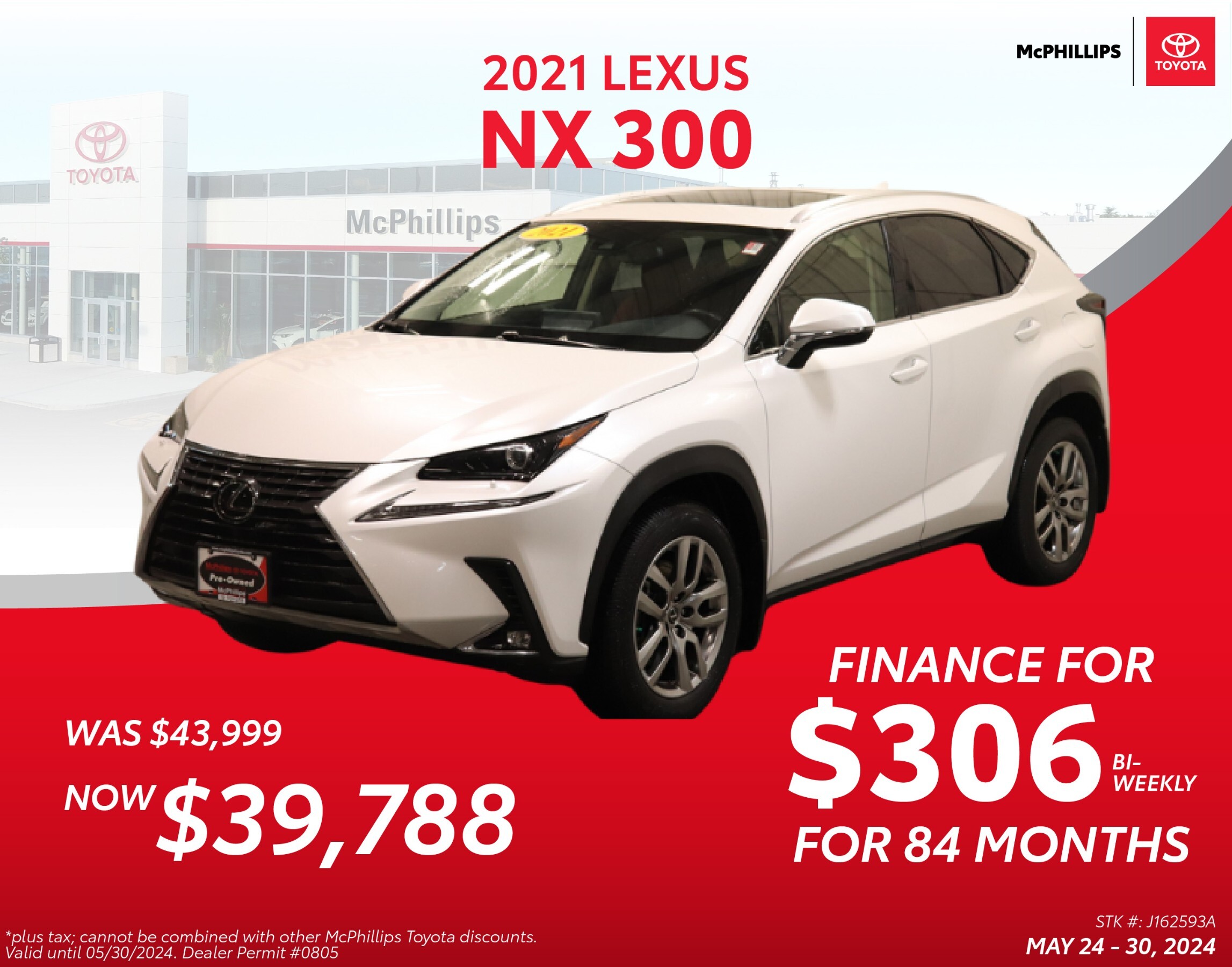 2021 Lexus NX 300 AWD | HTD SEATS | PWR SUNROOF | RED LEATHER