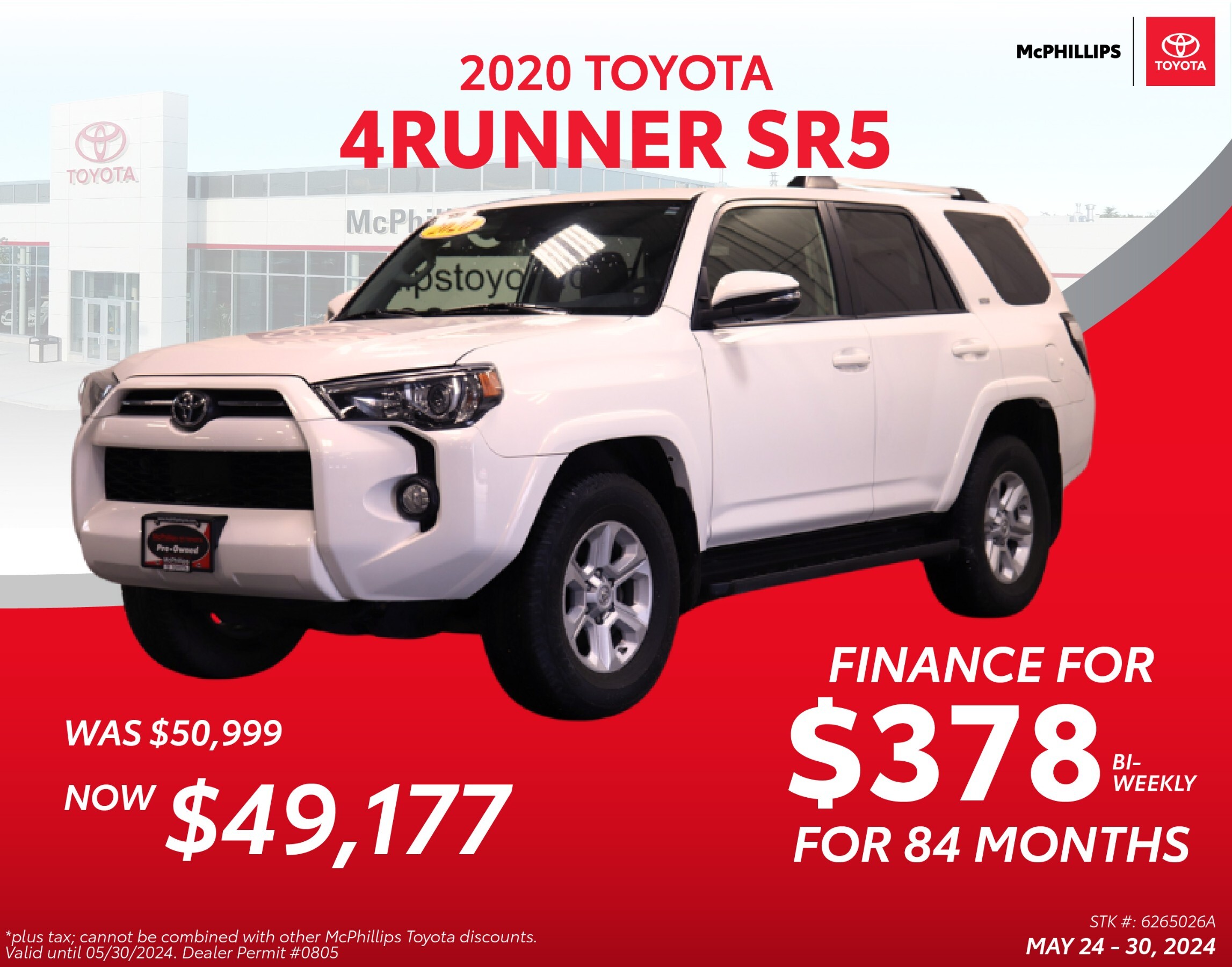 2020 Toyota 4Runner 4X4 | V6 | HTD SEATS | MOONROOF | SKID PLATES