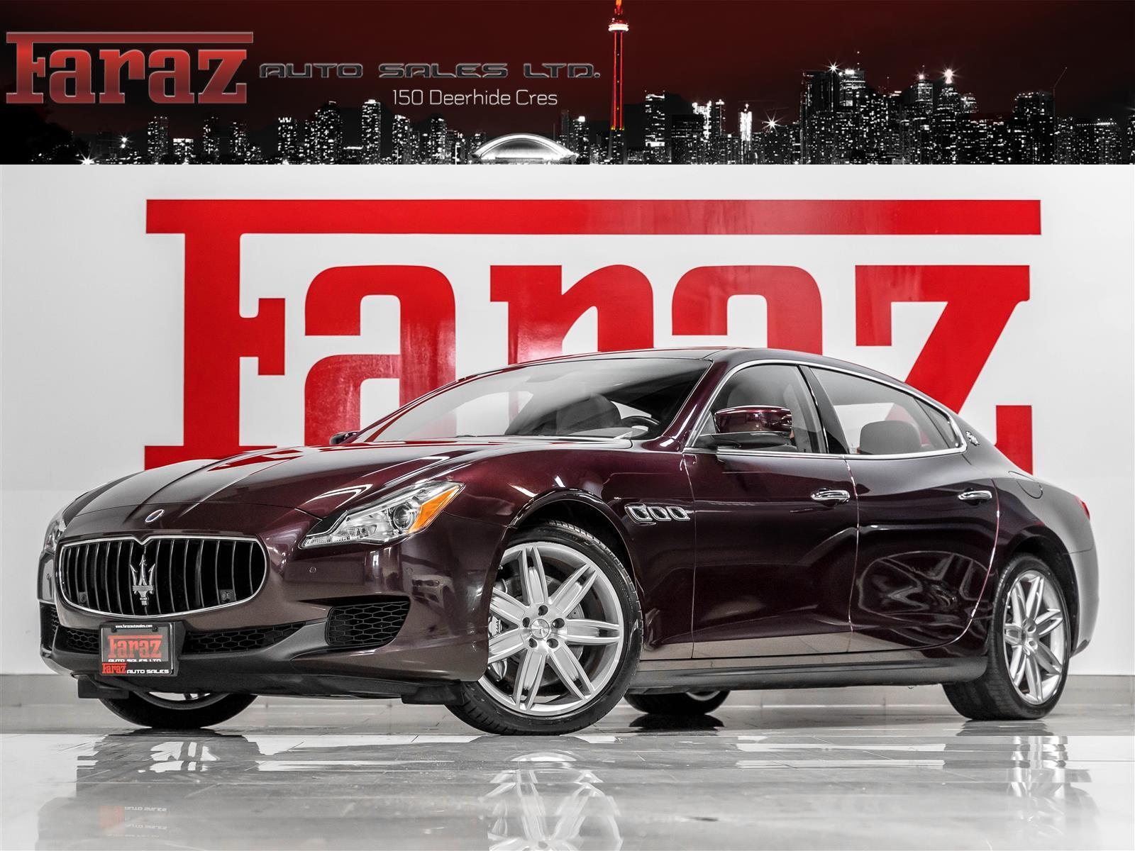2014 Maserati Quattroporte S Q4|NAVI|REARCAM|LOW KM'S|ONE OWNER